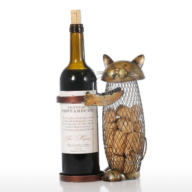 Cat Wine Stand